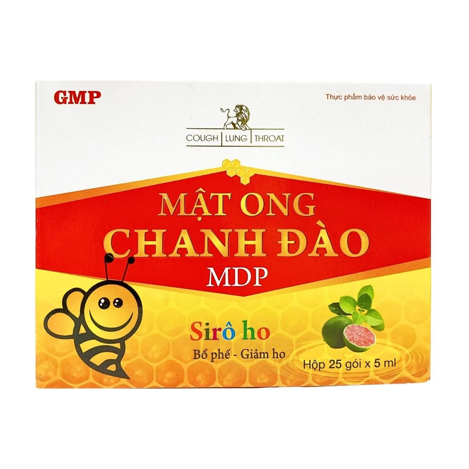 Thực phẩm bảo vệ sức khỏe Mật Ong Chanh Đào MDP (120ml)