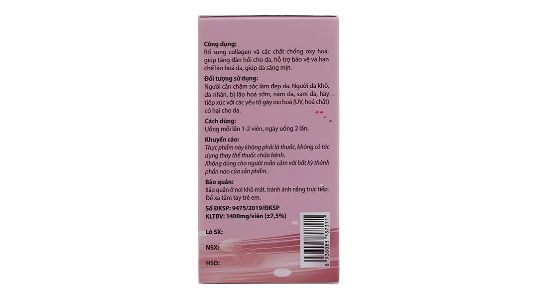 Thực phẩm bảo vệ sức khỏe Maxi White 4
