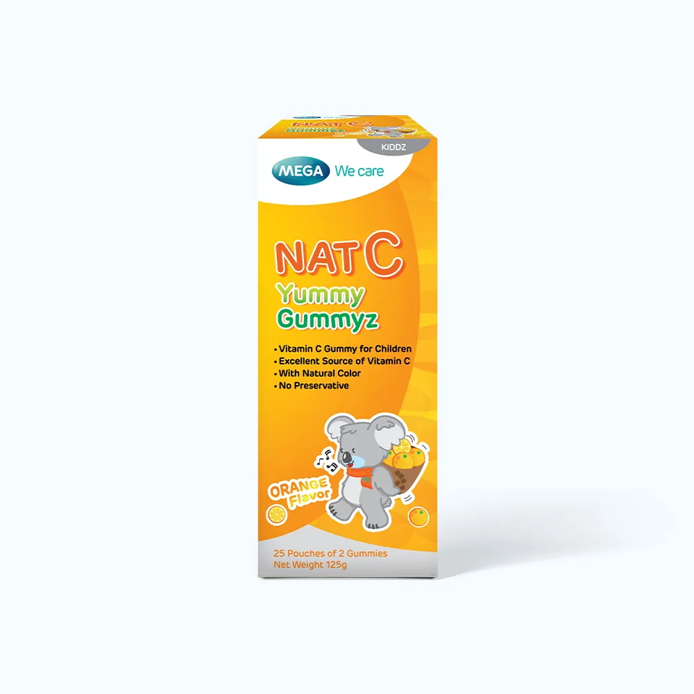 Nat C Yummy Gummyz hộp 25 túi