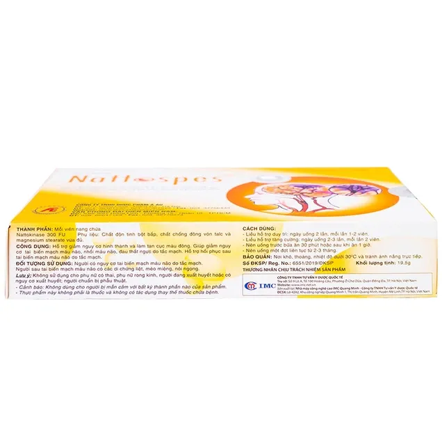 Thực phẩm bảo vệ sức khỏe Nattospes (30 viên) 5