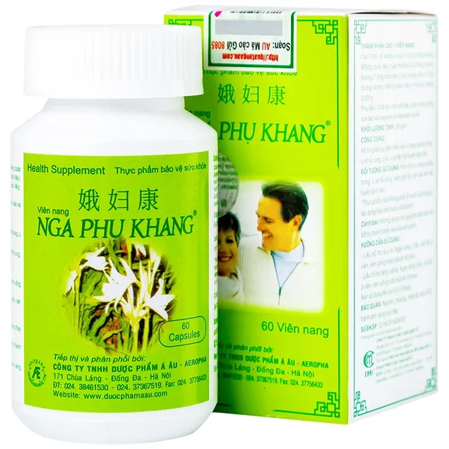 Nga Phụ Khang (60 viên) hỗ trợ u xơ, u nang và sức khỏe phụ nữ