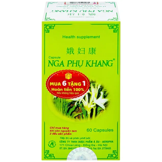 Nga Phụ Khang (60 viên) hỗ trợ u xơ, u nang và sức khỏe phụ nữ 4