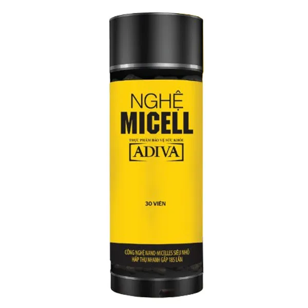 Thực phẩm bảo vệ sức khỏe Nghệ Micell Adiva (30 viên) 2