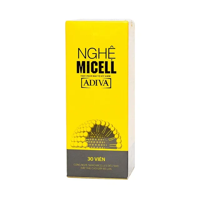 Thực phẩm bảo vệ sức khỏe Nghệ Micell Adiva (30 viên) 3