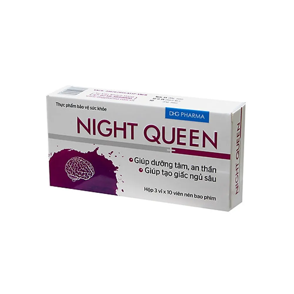 Thực phẩm bảo vệ sức khỏe Night Queen (3 vỉ x 10 viên) 4