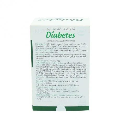 Thực Phẩm Bảo Vệ Sức Khỏe Nucos Diabetes (30 viên) 6