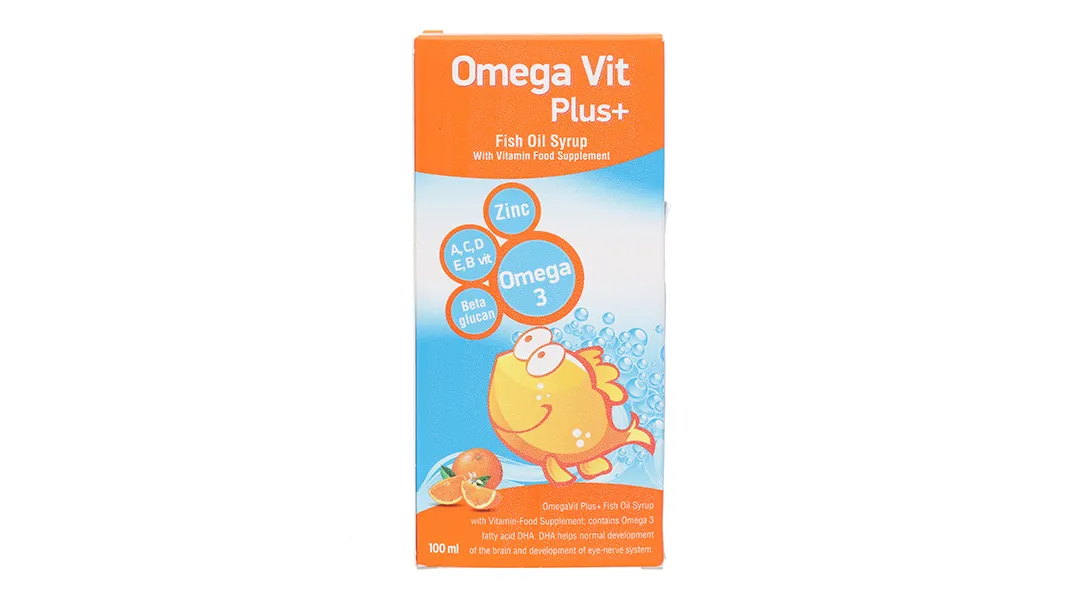 Thực phẩm bảo vệ sức khỏe Omega Vit Plus chai 100Ml 3