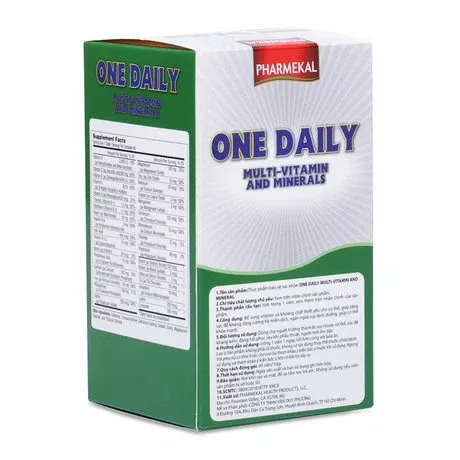 Thực phẩm bảo vệ sức khỏe One Daily Multivitamin And Mineral (60 viên) 5
