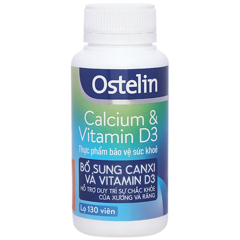 Thực phẩm bảo vệ sức khoẻ: Ostelin Calcium & Vitamin D3 10
