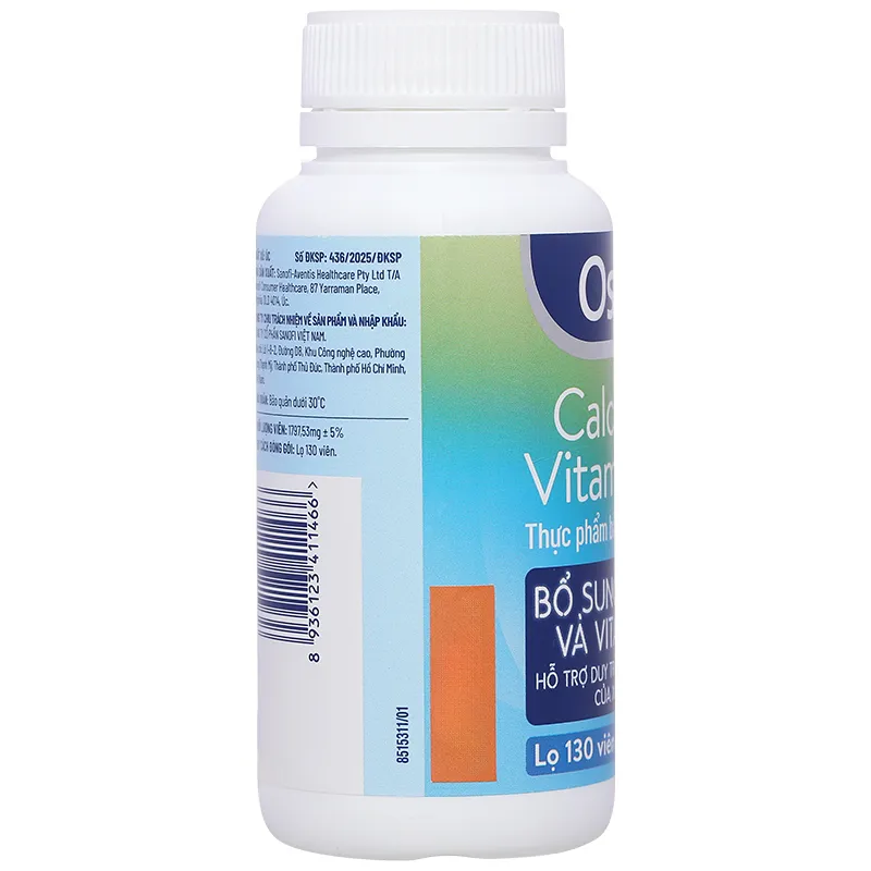 Thực phẩm bảo vệ sức khoẻ: Ostelin Calcium & Vitamin D3 13