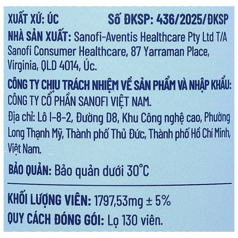 Thực phẩm bảo vệ sức khoẻ: Ostelin Calcium & Vitamin D3 14