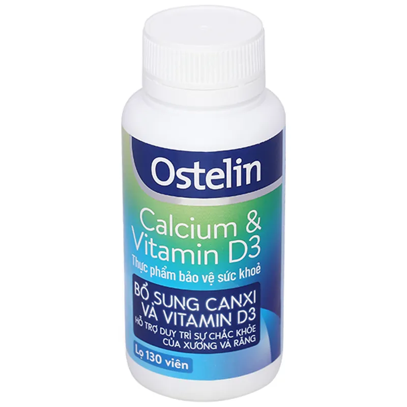 Thực phẩm bảo vệ sức khoẻ: Ostelin Calcium & Vitamin D3 9
