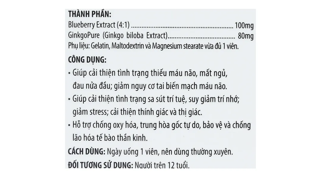 Thực phẩm bảo vệ sức khỏe Otiv 12