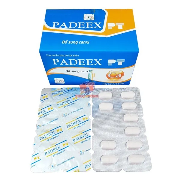 Thực phẩm bảo vệ sức khỏe PADEEX PT (100 viên) 2