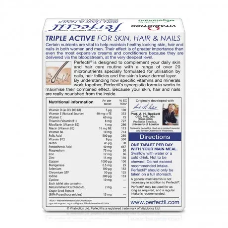 Thực phẩm bảo vệ sức khỏe Perfectil Tablets (30 viên) 3