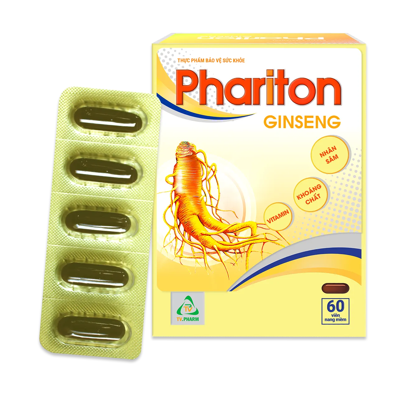 Thực phẩm bảo vệ sức khỏe Phariton Gingseng (60 viên) 2