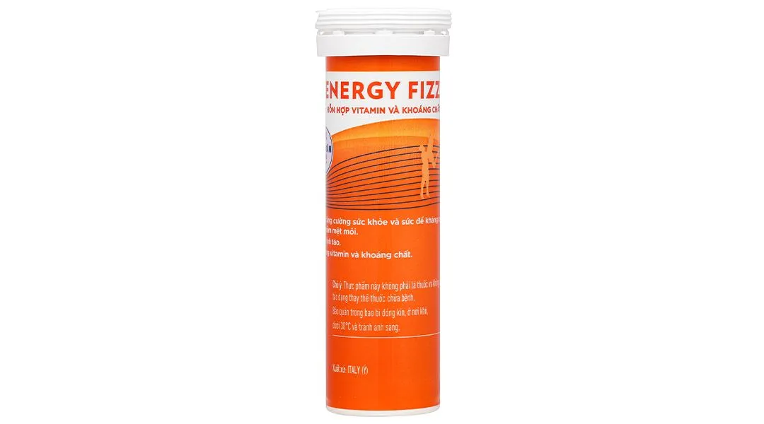 Thực phẩm bảo vệ sức khỏe Pharmaton Energy Fizzi hộp 1 tuýp x 10 viên sủi 11