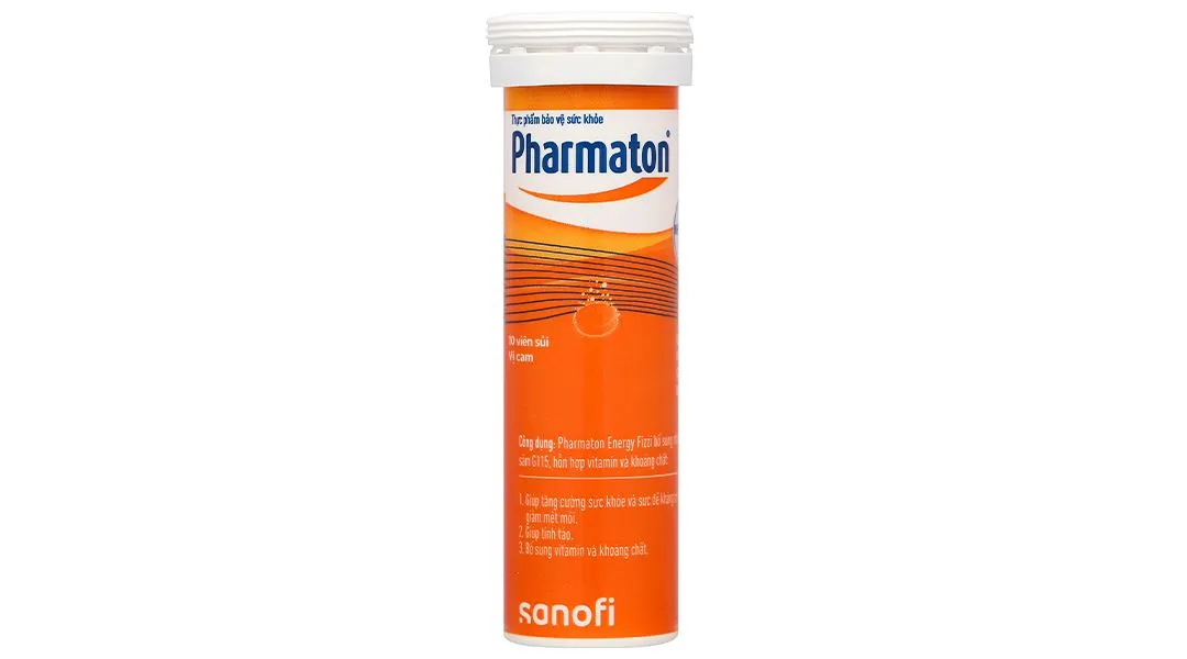 Thực phẩm bảo vệ sức khỏe Pharmaton Energy Fizzi hộp 1 tuýp x 10 viên sủi 10