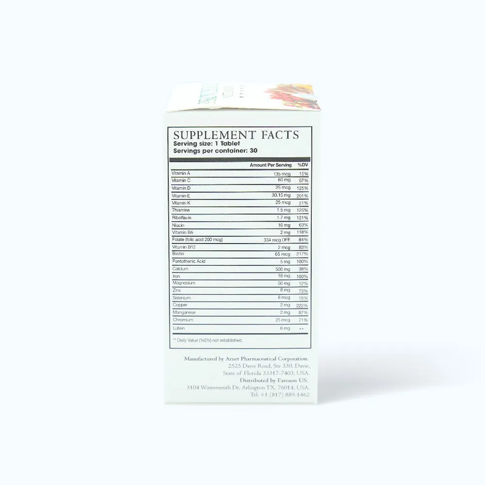 Thực phẩm bảo vệ sức khỏe Provibiol Vitamin (60 viên) 4