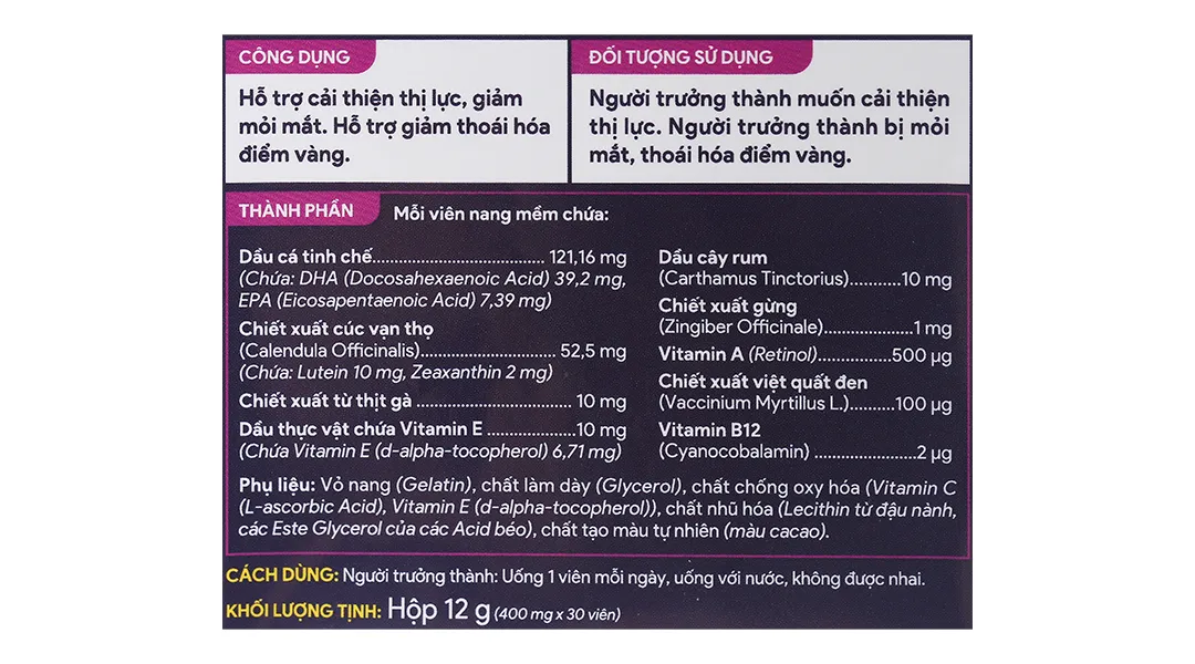  Thực Phẩm Bảo Vệ Sức Khỏe Rohto V5 7
