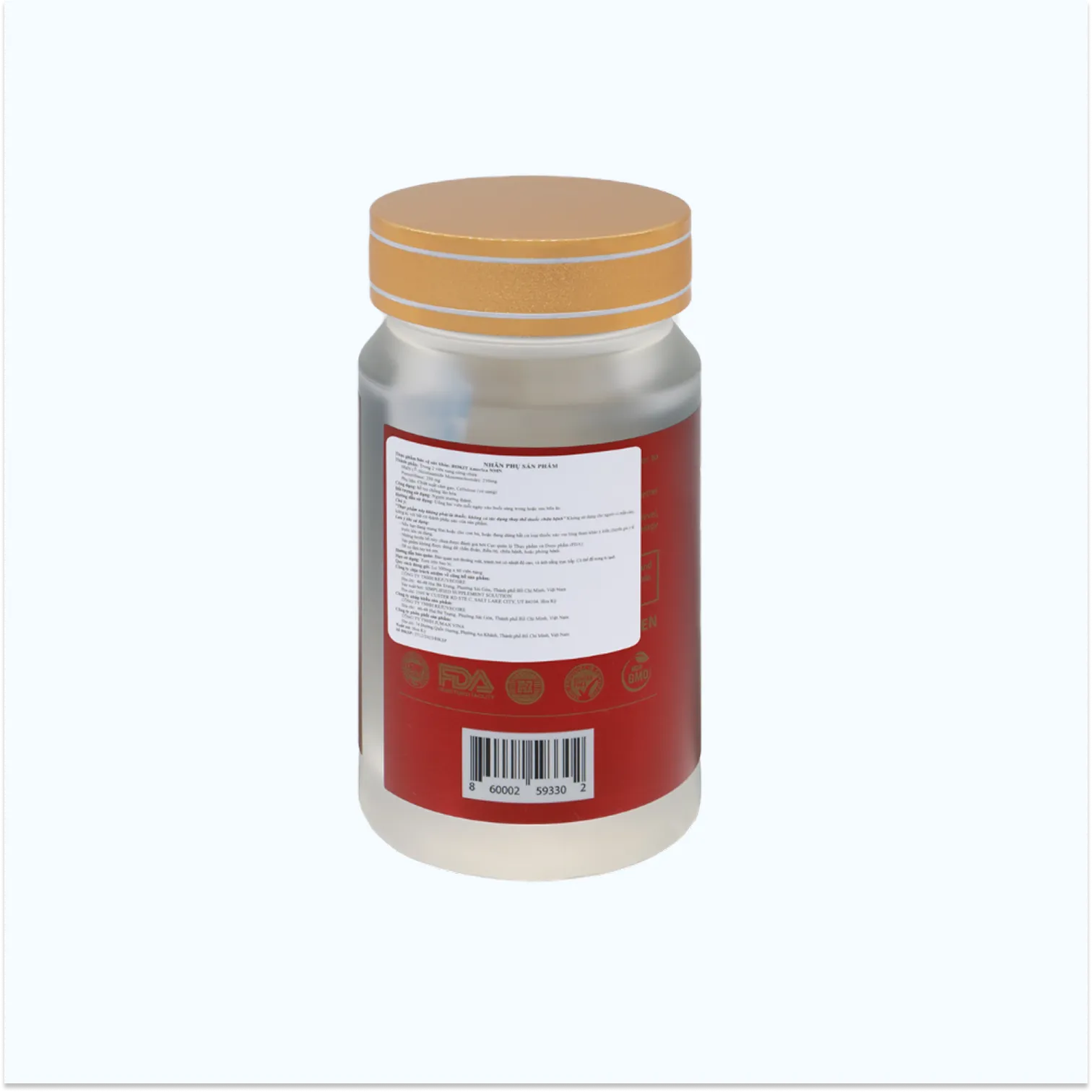 Thực phẩm bảo vệ sức khỏe ROKIT AMERICA NMN (hộp 60 viên) 6