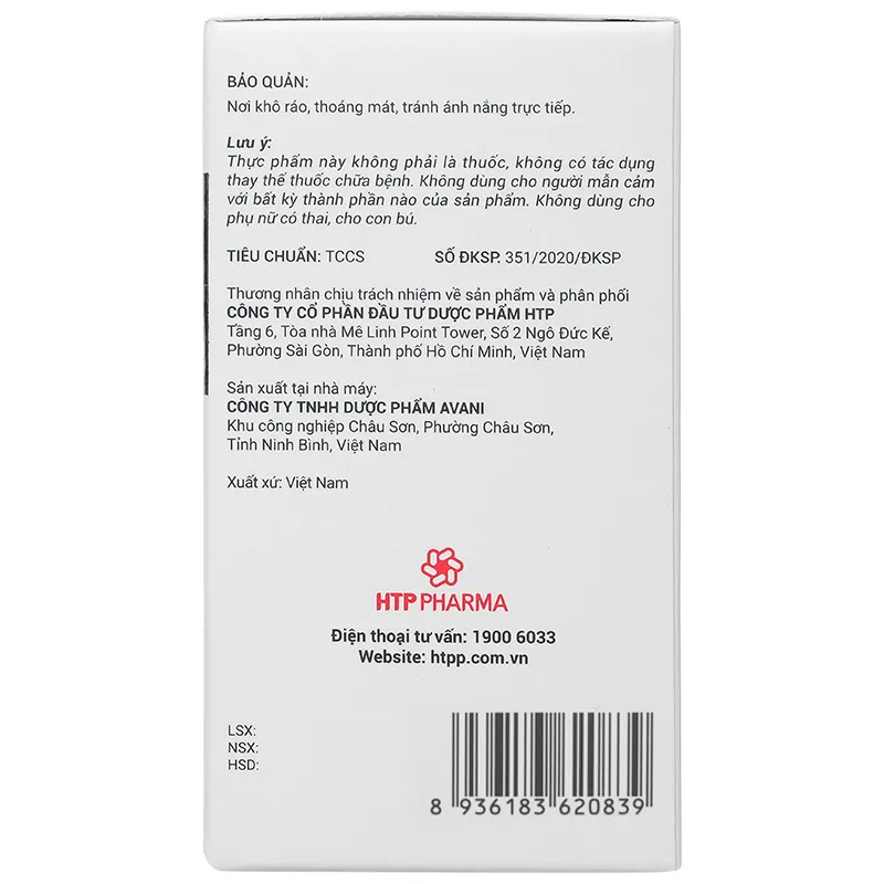 Thực phẩm bảo vệ sức khoẻ: Sắc Ngọc Khang 30