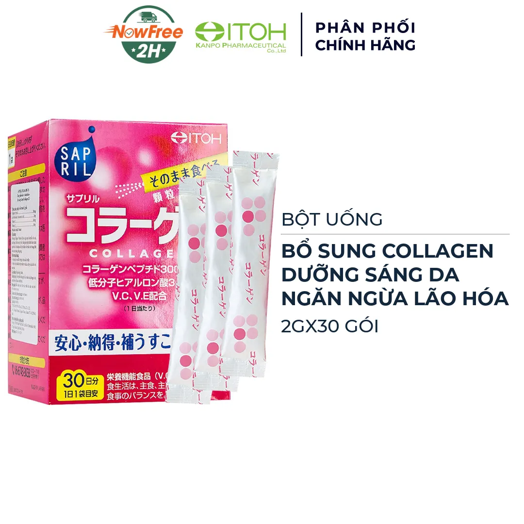 Thực Phẩm Bảo Vệ Sức Khỏe Sapril Collagen 2G