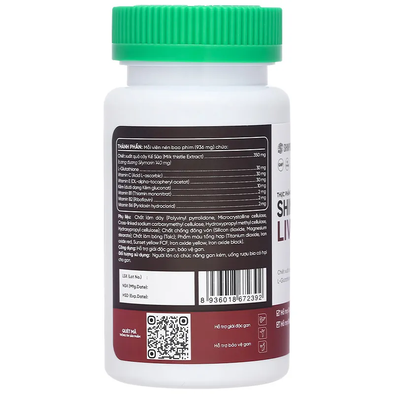 Thực phẩm bảo vệ sức khoẻ: Shincare Liver 12