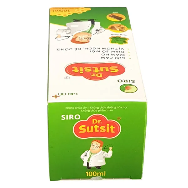 Thực phẩm bảo vệ sức khỏe siro Dr.Sutsit - Hỗ trợ giải cảm, giảm ho (100ml) 3