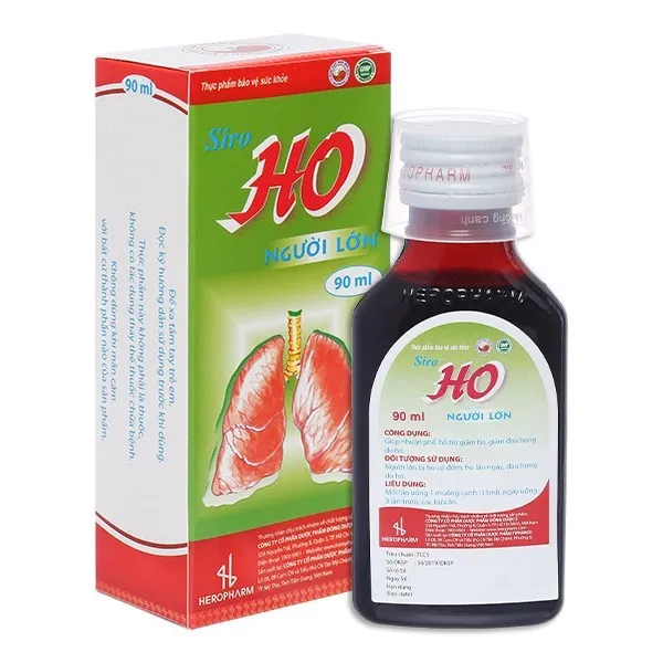 Thực phẩm bảo vệ sức khỏe Siro Ho Người Lớn chai 90ml