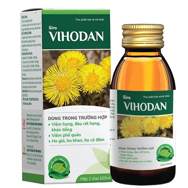 Thực phẩm bảo vệ sức khỏe siro Vihodan (125ml) 2