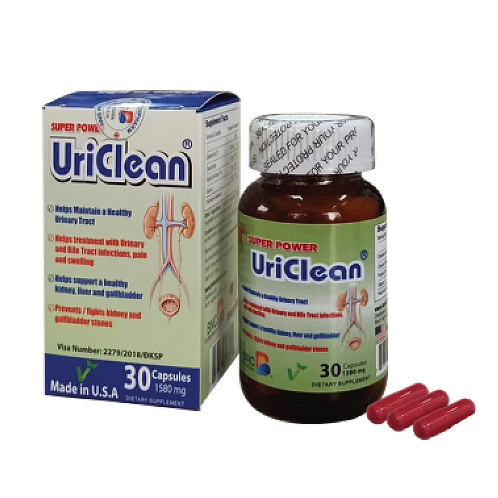 Thực phẩm bảo vệ sức khỏe Super Power Uriclean (30 viên) 2