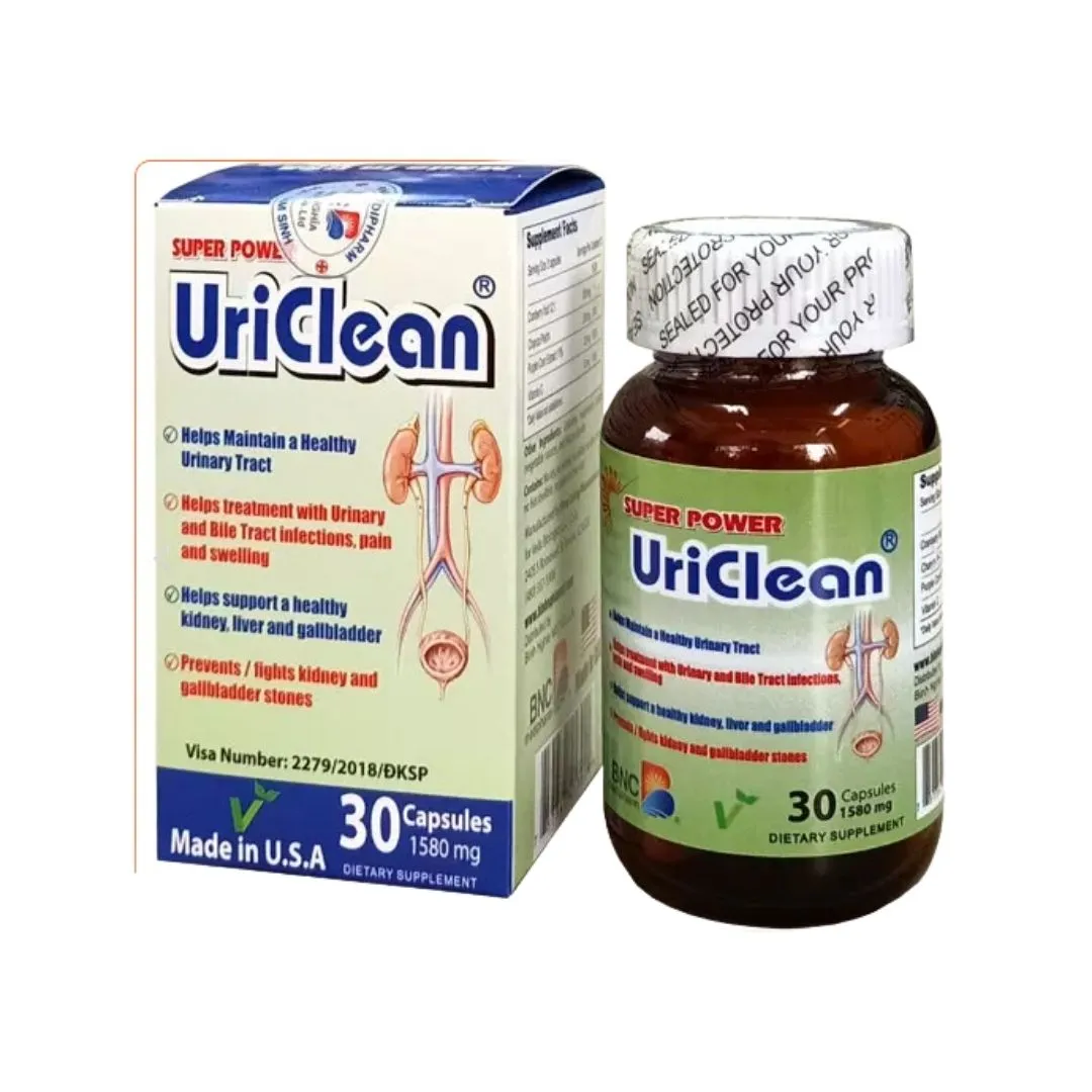 Thực phẩm bảo vệ sức khỏe Super Power Uriclean (30 viên) 3