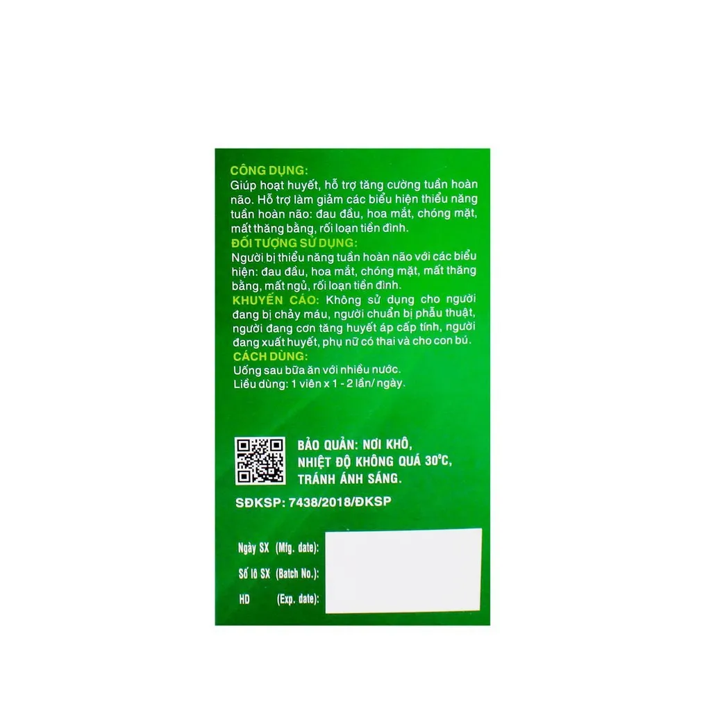 Thực phẩm bảo vệ sức khỏe Taginba Plus (30 viên) 2
