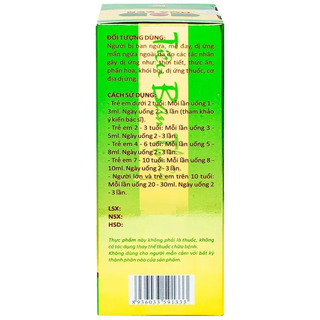 Thực phẩm bảo vệ sức khỏe Tiêu ban thủy new (150ml) 3