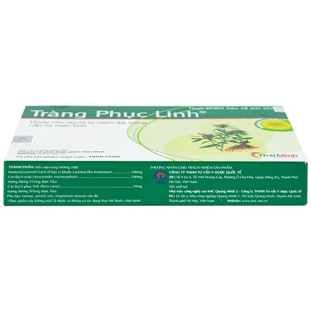Thực phẩm bảo vệ sức khỏe Tràng Phục Linh (20 viên) 5