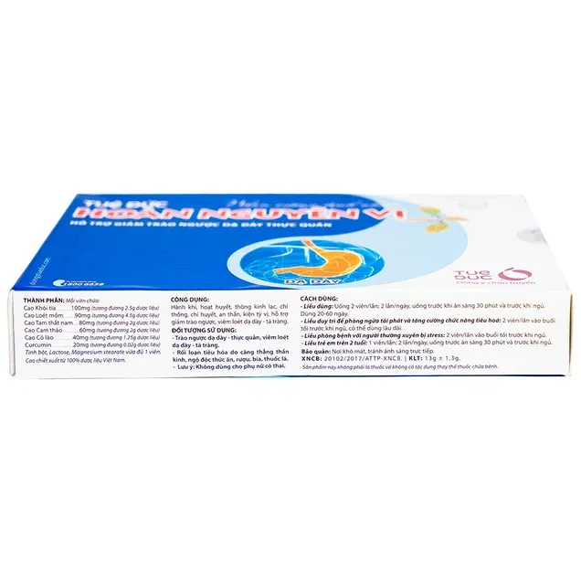 Thực phẩm bảo vệ sức khỏe Tuệ Đức Hoàn Nguyên Vị (20 Viên) 4