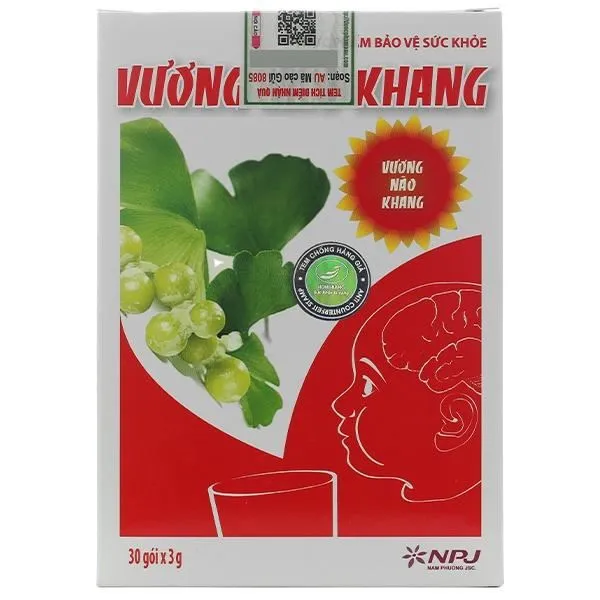 Thực phẩm bảo vệ sức khỏe Vương Não Khang (30 gói x 3g)