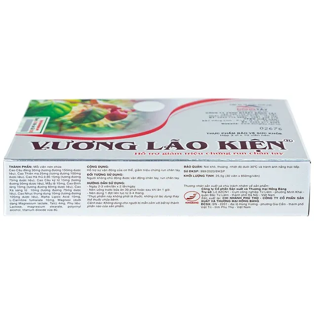 Thực phẩm bảo vệ sức khỏe Vương Lão Kiện (30 Viên) 5