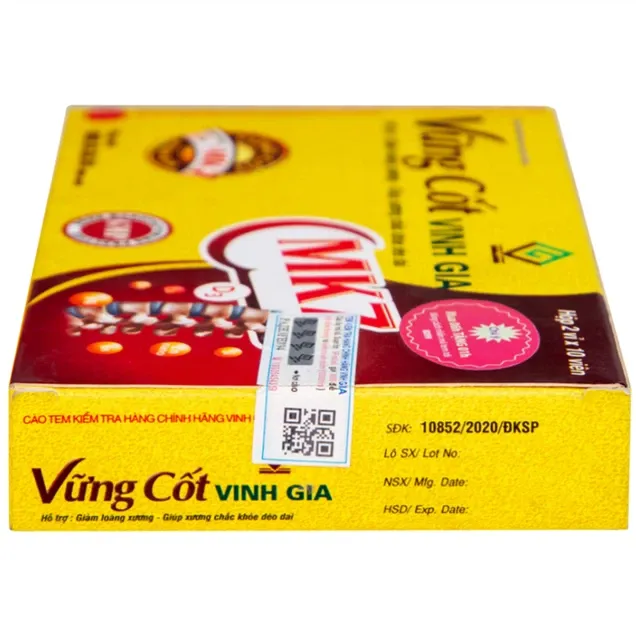 Thực phẩm bảo vệ sức khỏe Vững Cốt Vinh Gia (20 viên) 6