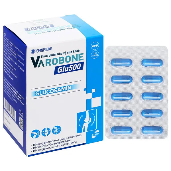 Thực phẩm bảo vệ sức khoẻ: Varobone Glu500
