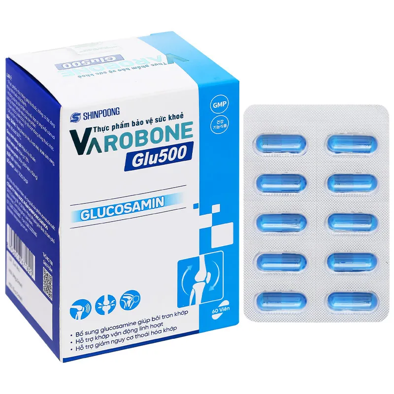Thực phẩm bảo vệ sức khoẻ: Varobone Glu500 2