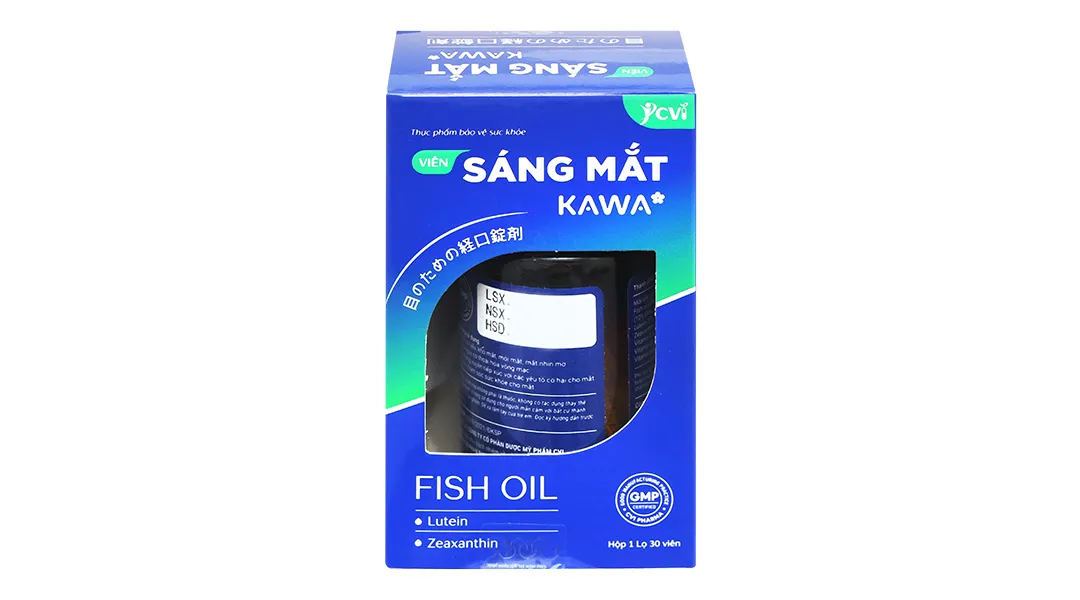 Thực phẩm bảo vệ sức khỏe Viên Sáng Mắt Kawa 2
