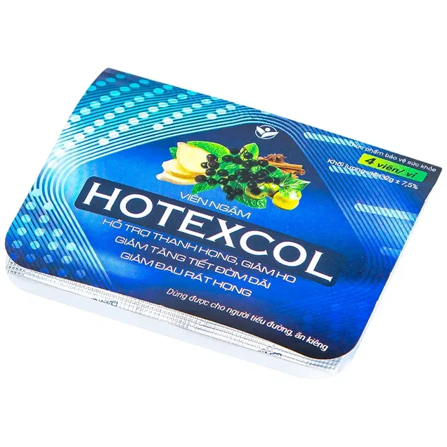 Thực phẩm bảo vệ sức khỏe VIÊN NGẬM HOTEXCOL (Hộp 10 vỉ) 2