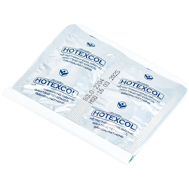 Thực phẩm bảo vệ sức khỏe VIÊN NGẬM HOTEXCOL (Hộp 10 vỉ) 3