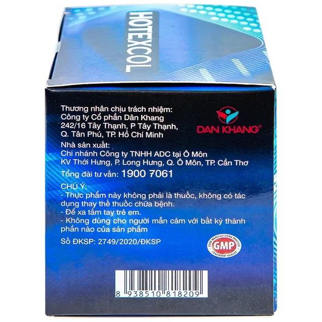 Thực phẩm bảo vệ sức khỏe VIÊN NGẬM HOTEXCOL (Hộp 10 vỉ) 5