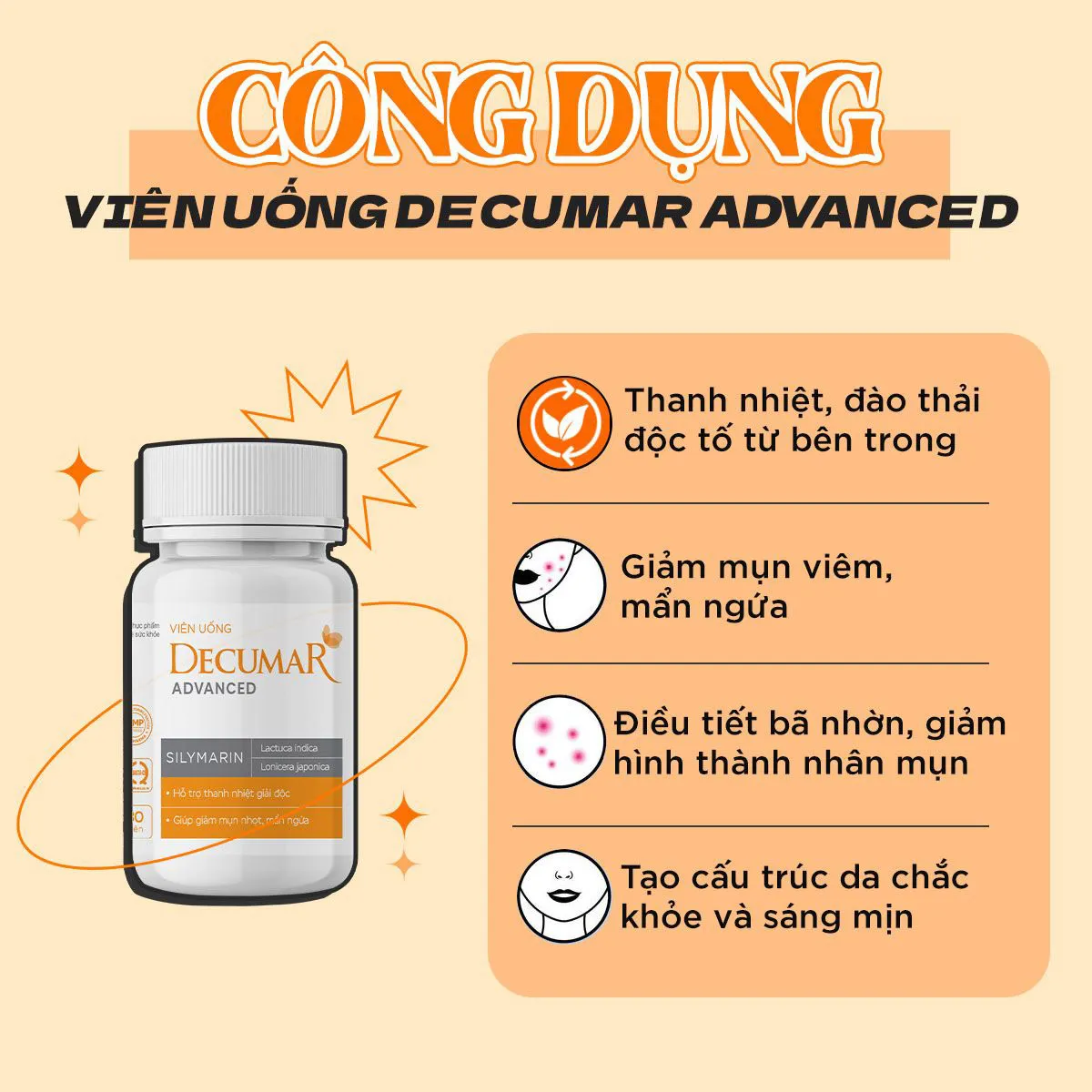 Thực Phẩm Bảo Vệ Sức Khỏe Viên Uống Decumar Advanced 4