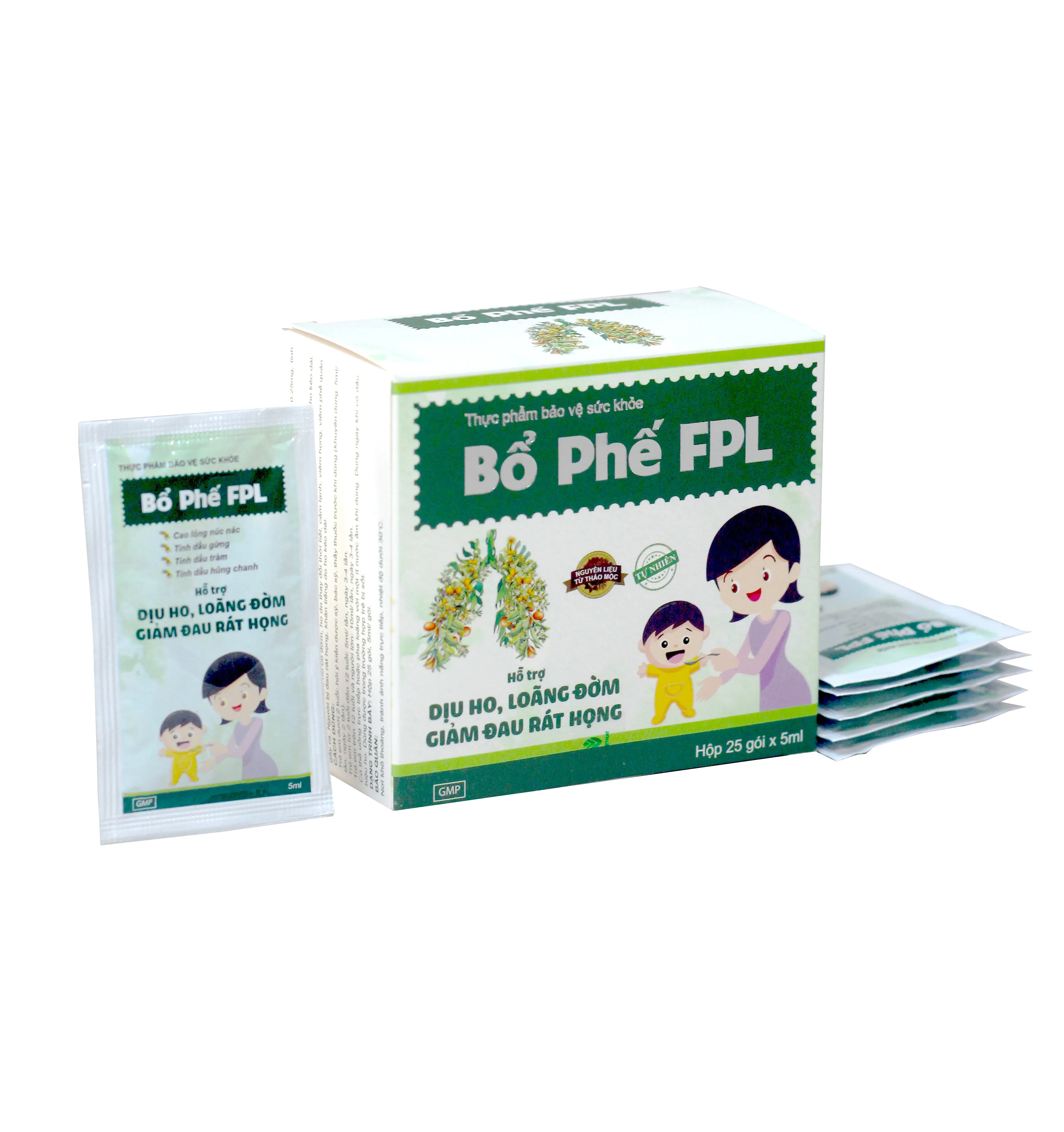 Thực phẩm bảo vệ sức khỏe Viên ngậm Bổ phế FPL (hộp 5 vỉ x 4 viên) 2