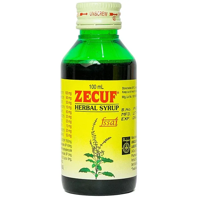 Thực phẩm bảo vệ sức khỏe Zecuf Herbal Syrup (100ml) 2