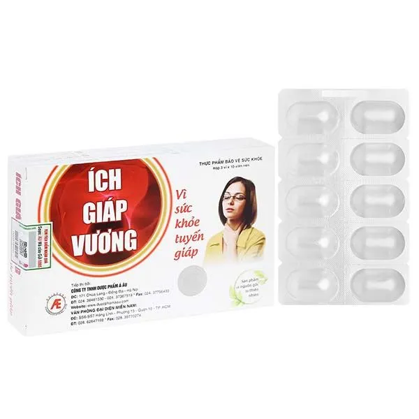 Thực phẩm bảo vệ sức khỏe Ích Giáp Vương (180 viên)